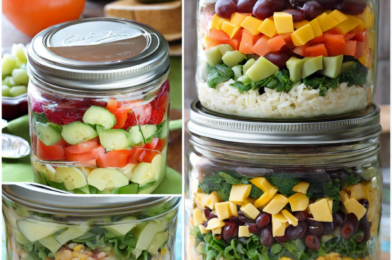 Mason Jar Meals: Portable and Pretty Layered Lunches